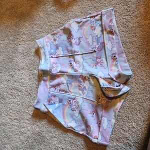 Blackmilk Unicorn Rainbow Women's Shorts